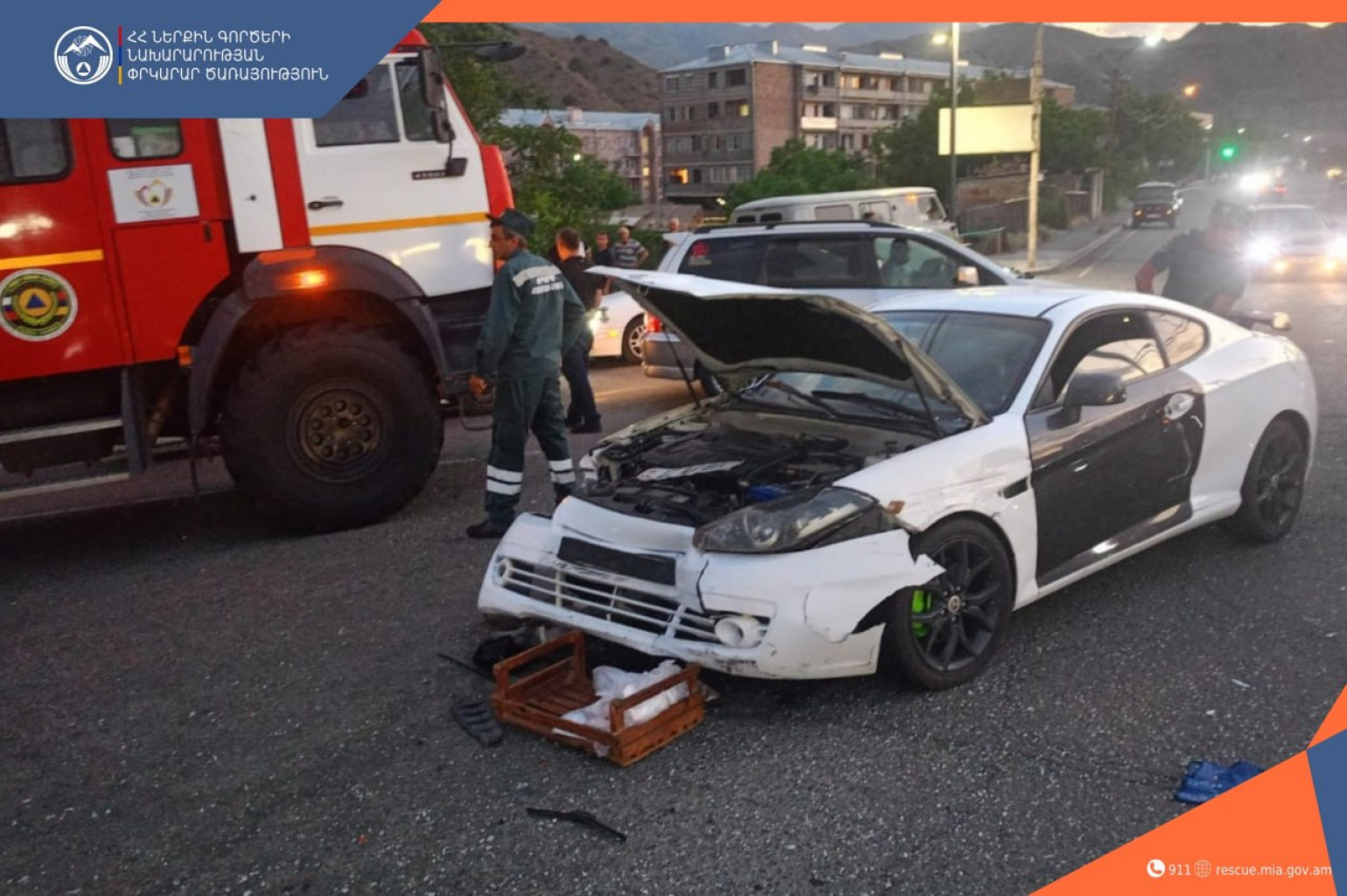 Երևան-Մեղրի ավտոճանապարհին բախվել են «VAZ»-ը և «Hyundai»-ն․ կան տուժածներ