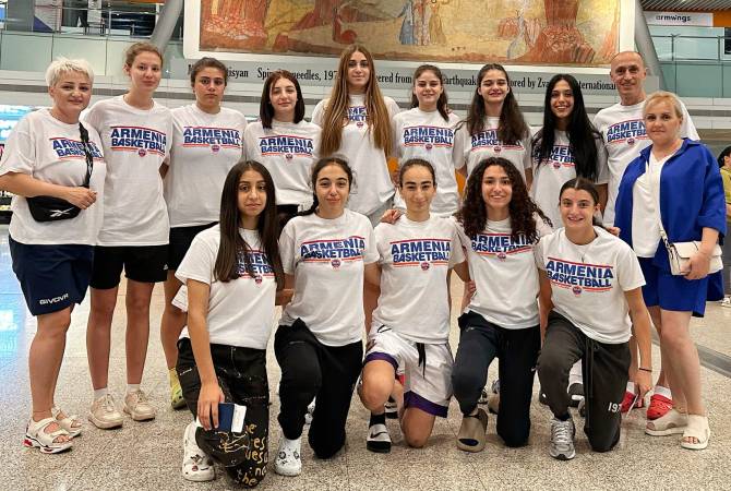 Բասկետբոլ Մ18 տարեկանների կանանց թիմը մեկնել է Եվրոպայի առաջնության