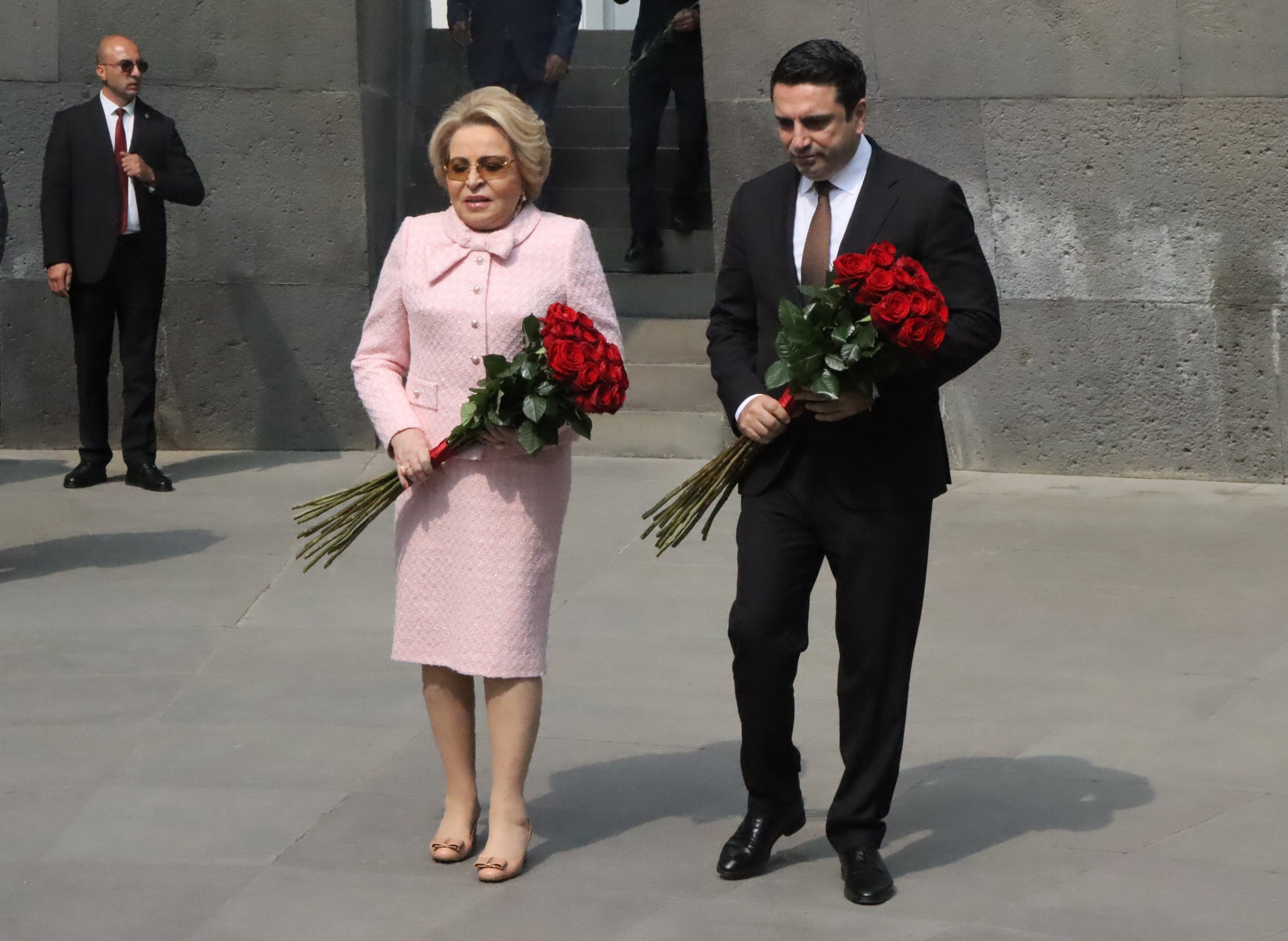 Վալենտինա Մատվիենկոյի գլխավորած պատվիրակությունը այսօր այցելել է Հայոց ցեղասպանության հուշահամալիր