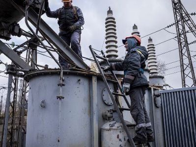 В результате российской атаки повреждена подстанция «Укрэнерго»