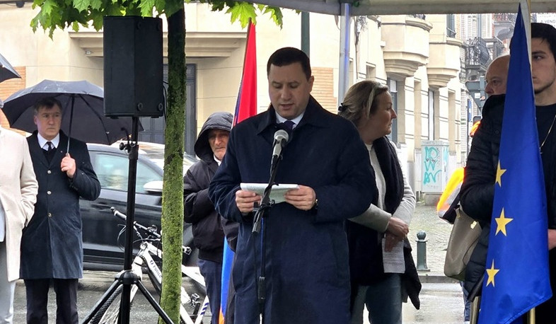 ՀՀ դեսպանը Բելգիայի Սբ․ Մարիամ Մագդաղենացի եկեղեցում մասնակցել է Հայոց ցեղասպանության նահատակների հիշատակին նվիրված միջոցառմանը