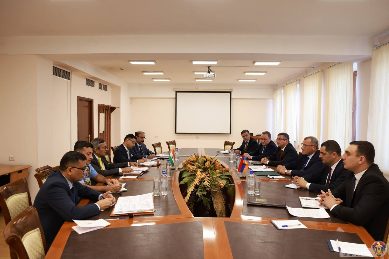 Քննարկվել են պաշտպանության բնագավառում Հայաստան-Հնդկաստան համագործակցությանն առնչվող հարցեր